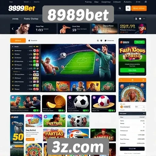 Acessibilidade e design do site 8989bet para jogadores