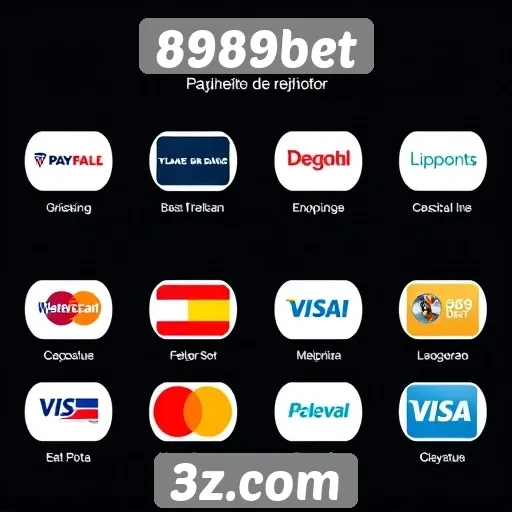 Métodos de pagamento aceitos no 8989bet